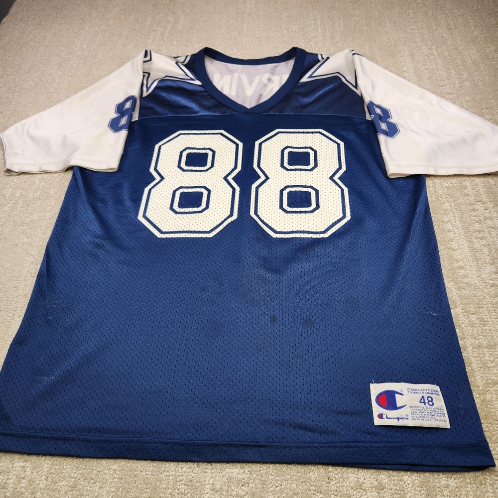 Vintage Dallas Cowboys Jersey Men 48 Michael Irvin NFL Champion Football USA